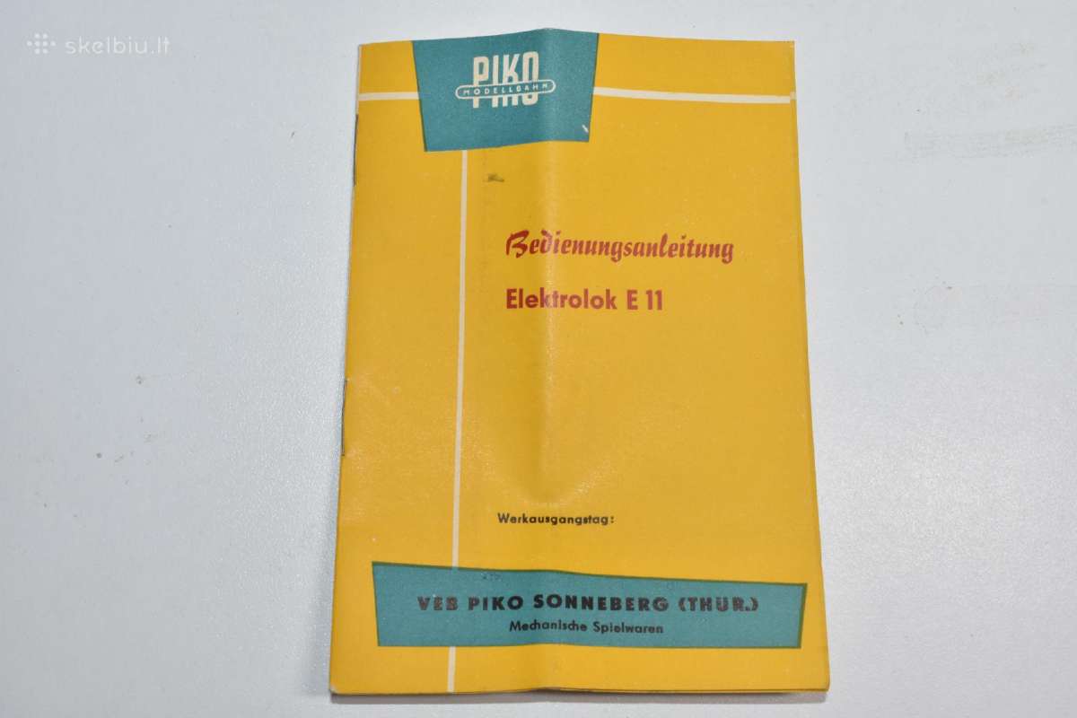 Piko elektrinis lokomotyvas E 11 - nuotraukos Nr. 6