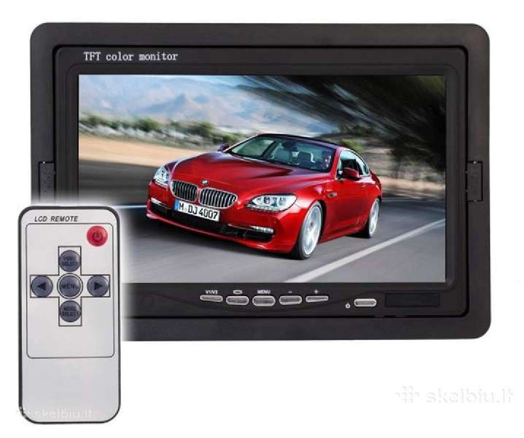 Galinio vaizdo parkavimosi kmera ir LCD monitorius - nuotraukos Nr. 6