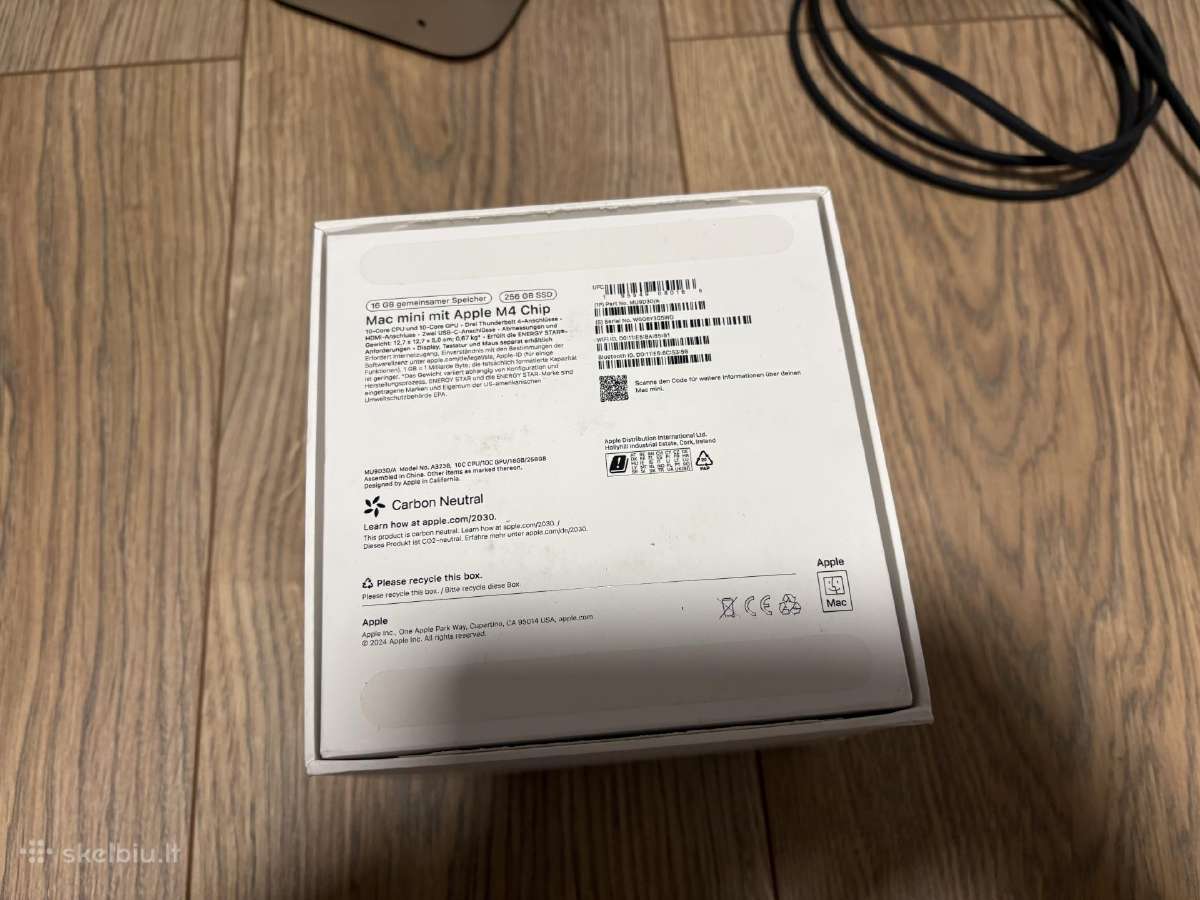 Mac mini M4 16/256gb - nuotraukos Nr. 2