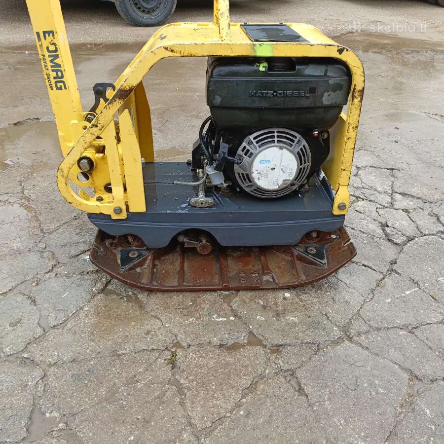 Bomag 220kg vibroplokštė Hatz dyzelis reversas - nuotraukos Nr. 3