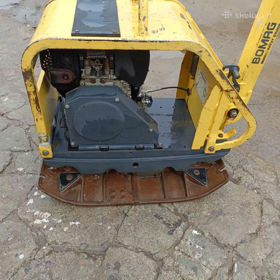 Bomag 220kg vibroplokštė Hatz dyzelis reversas - nuotraukos Nr. 4