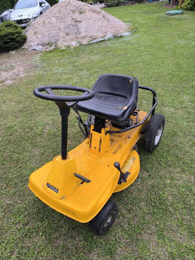 Sodo traktoriukas Stiga garden 6hp variklis - nuotraukos Nr. 2
