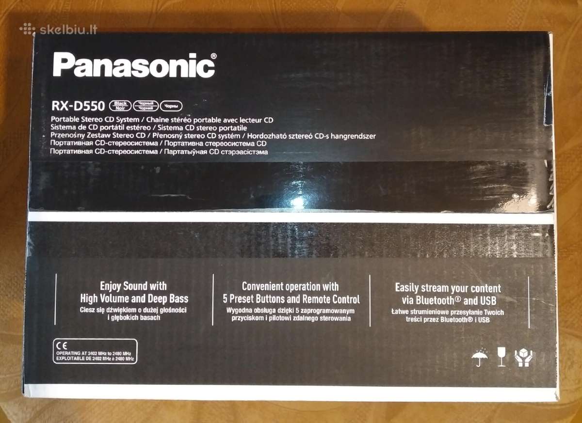 Panasonic Rx-d550 - nuotraukos Nr. 3