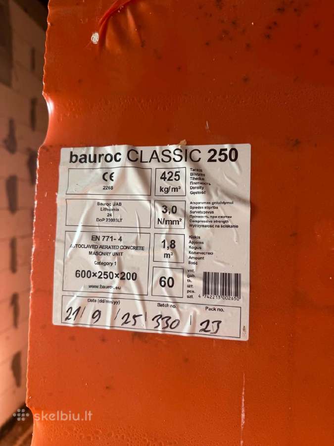 Dujų silikato blokeliai - nuotraukos Nr. 2