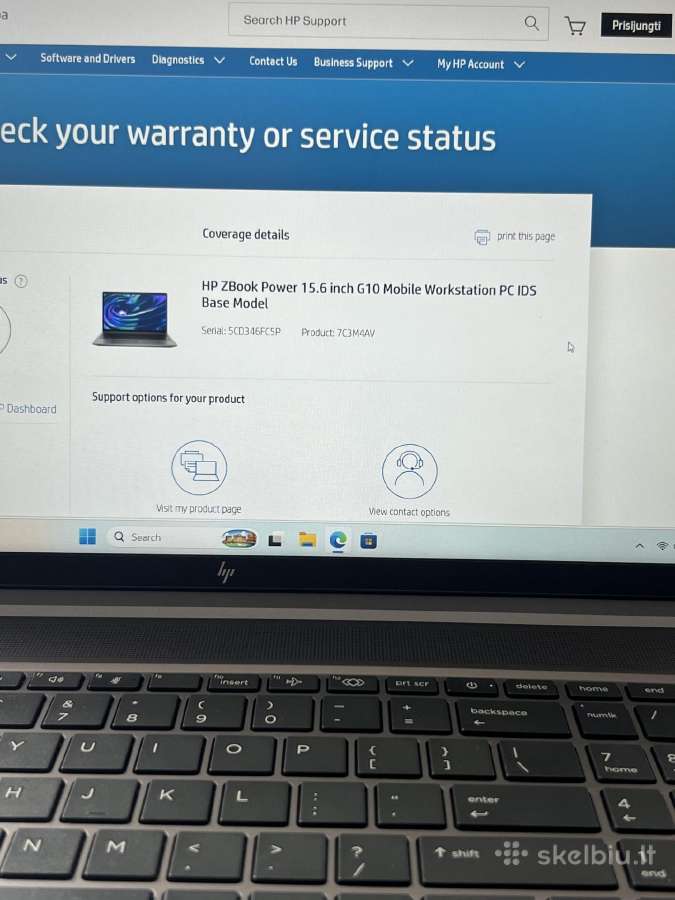 Zbook power G10 Rtx Ada - nuotraukos Nr. 9