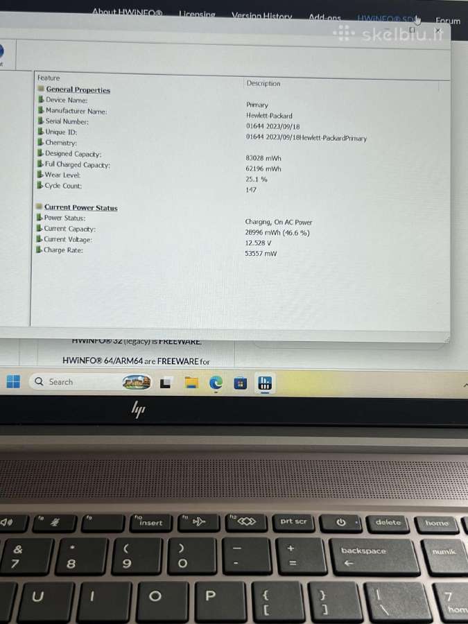 Zbook power G10 Rtx Ada - nuotraukos Nr. 10
