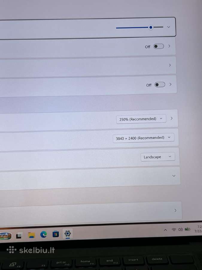 Dell Precision 5560 i7 4k Touch - nuotraukos Nr. 9