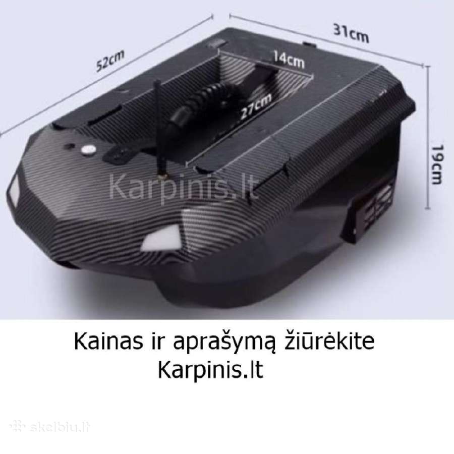 Flytec V600 GPS pašarų laivelis su GPS 200 taškų - nuotraukos Nr. 7