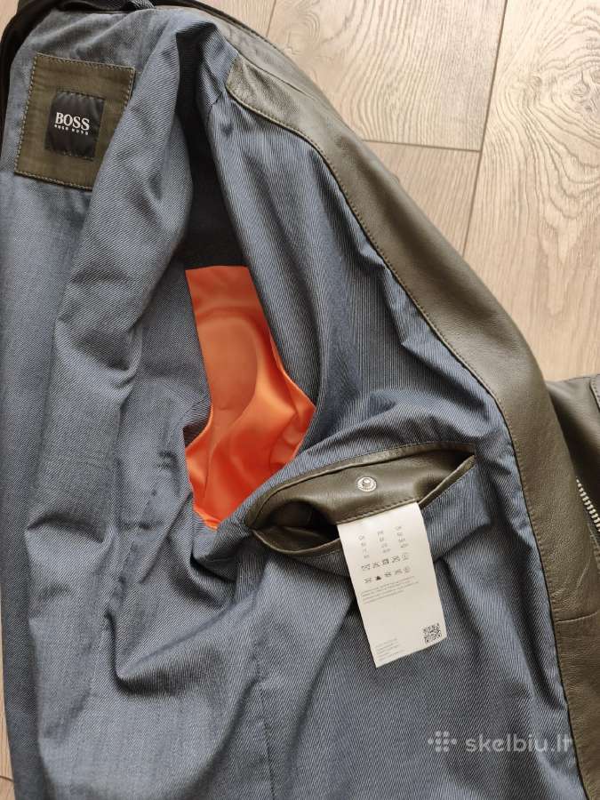 Parduodu Hugo Boss odinį švarkelį L - nuotraukos Nr. 3