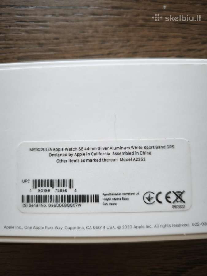 Naudoti Apple Watch Se 44mm A2352 - nuotraukos Nr. 4