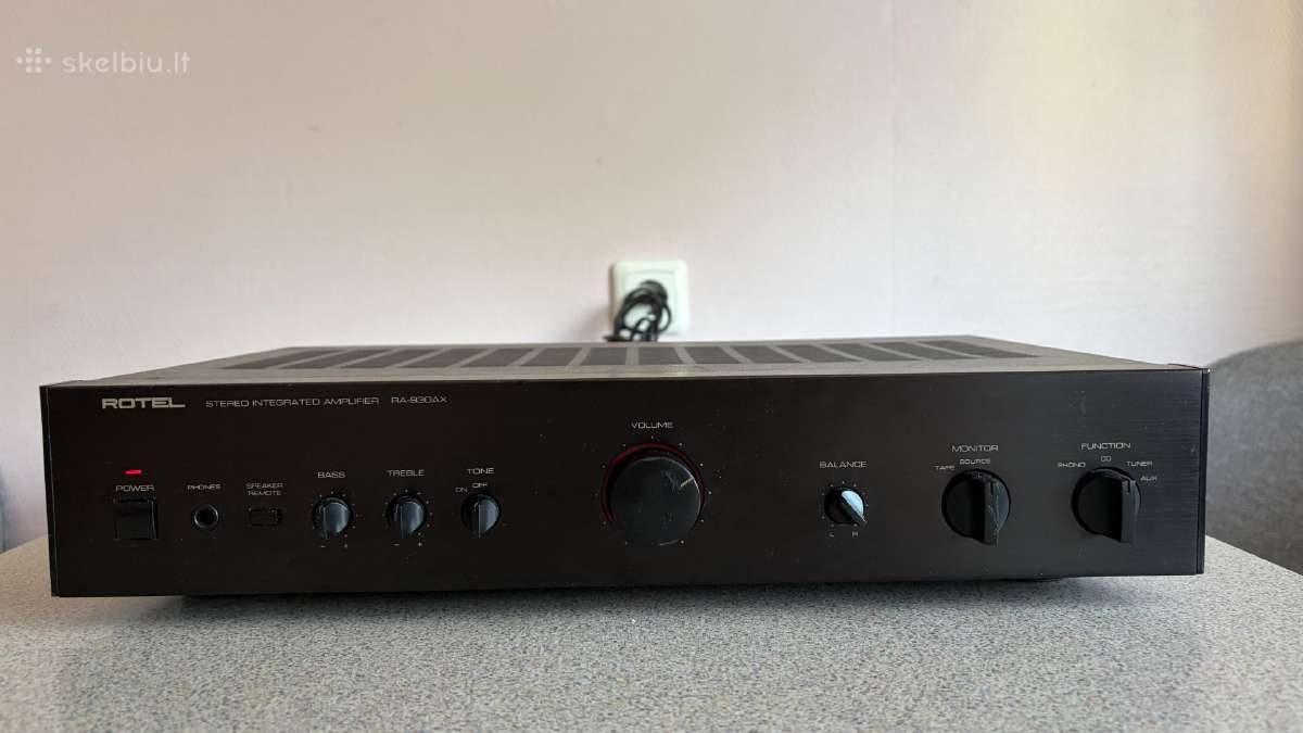 Integruotas stereo stiprintuvas Rotel Ra-970bx:930 - nuotraukos Nr. 4