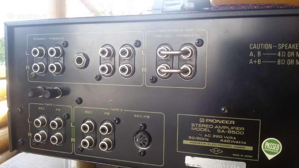 Pioneer Sa-8500 - nuotraukos Nr. 9