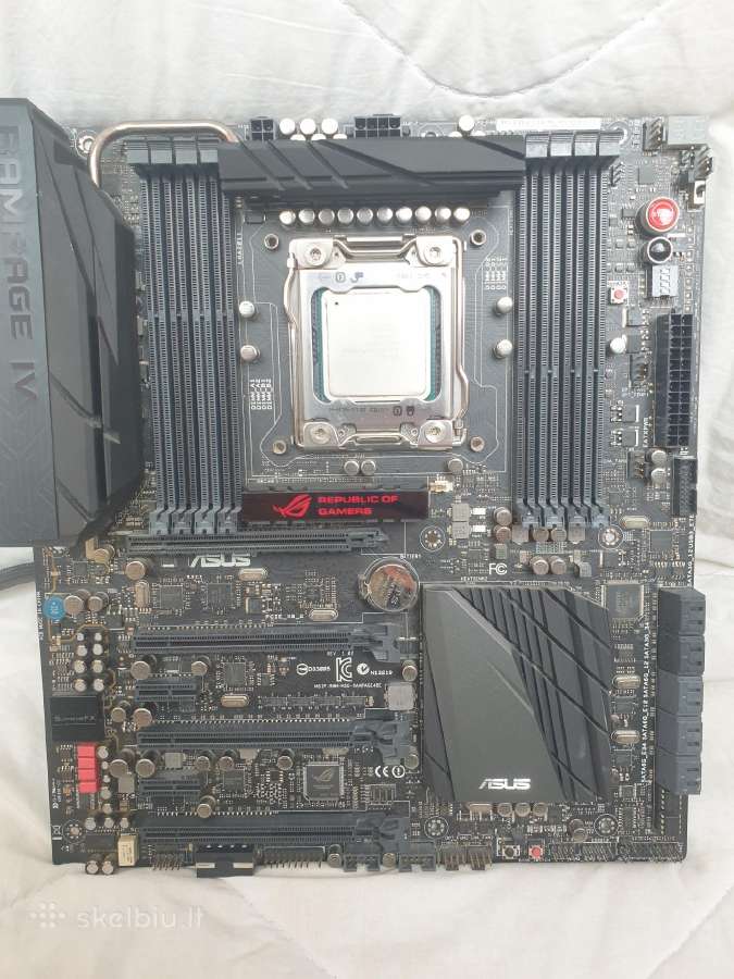 Asus Rog Rampage Iv Black Edition(x79) + i7-4930k - nuotraukos Nr. 3