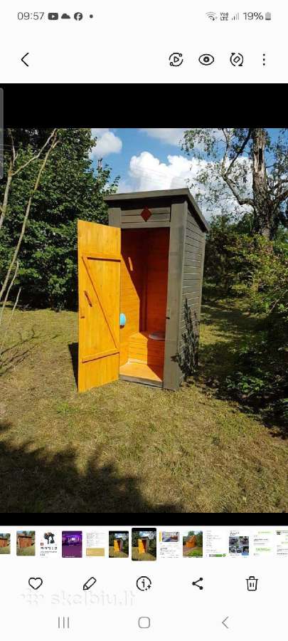 Lauko tualetas,tualetai,lauko dušai,įranga WC. - nuotraukos Nr. 24