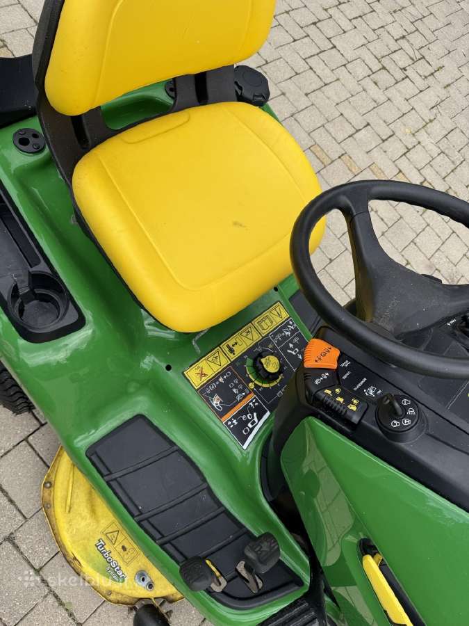 Traktoriukas Žoliapjovė John Deer x305r, 52 M.val. - nuotraukos Nr. 7