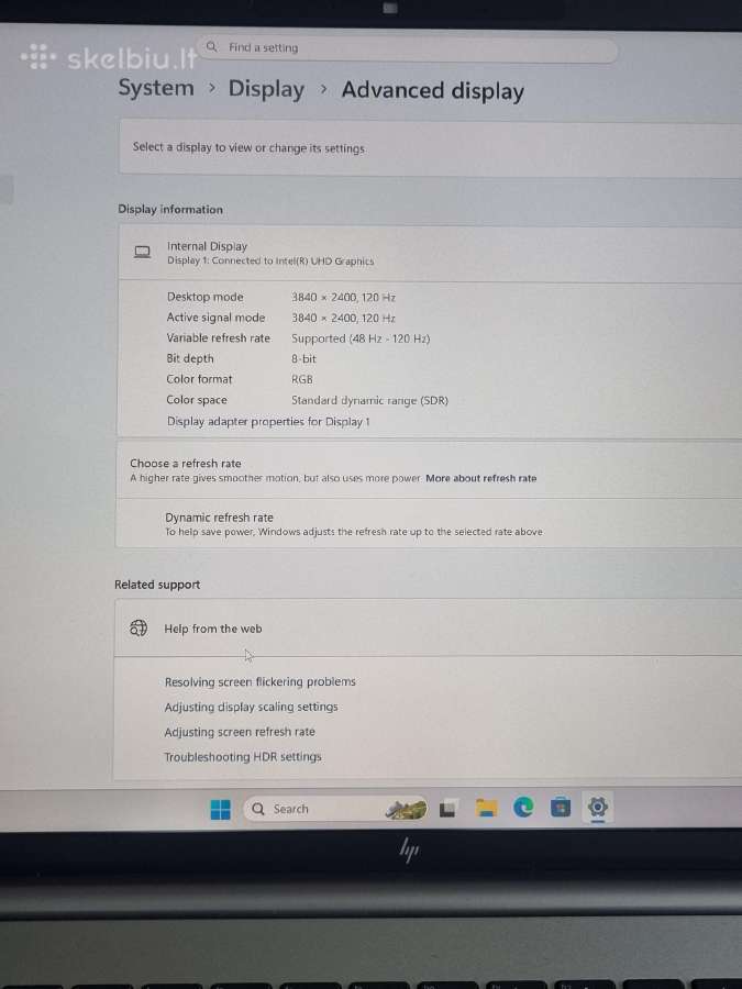 Hp Zbook Fury G11 i9 Ada 4000 - nuotraukos Nr. 11
