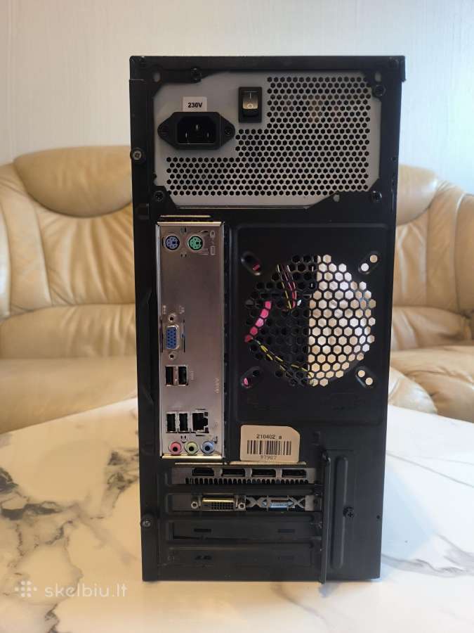 Pc žaidimams su Intel I7-3770,rx570 8 GB, 16 GB - nuotraukos Nr. 4