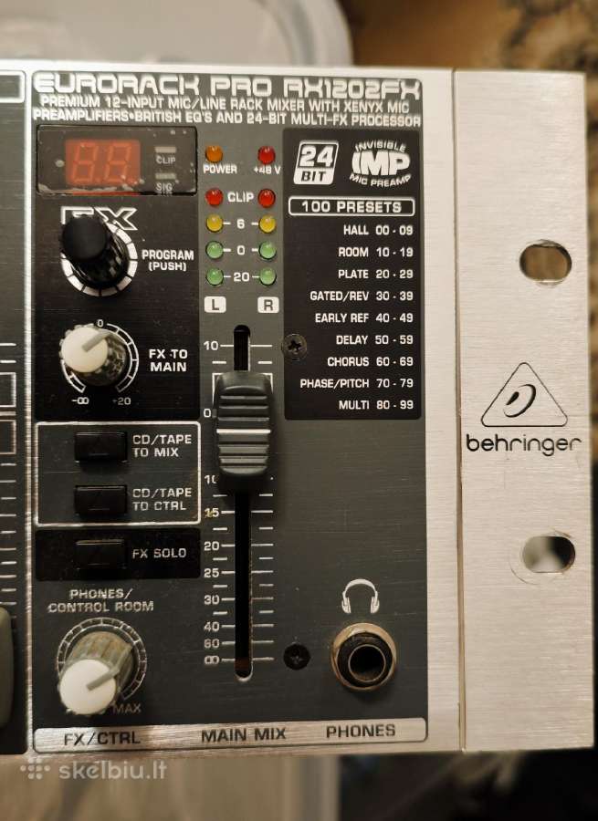 Behringer Rx1202fx - nuotraukos Nr. 2