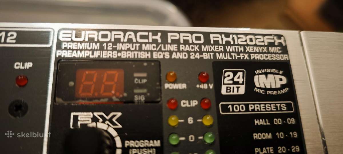 Behringer Rx1202fx - nuotraukos Nr. 3