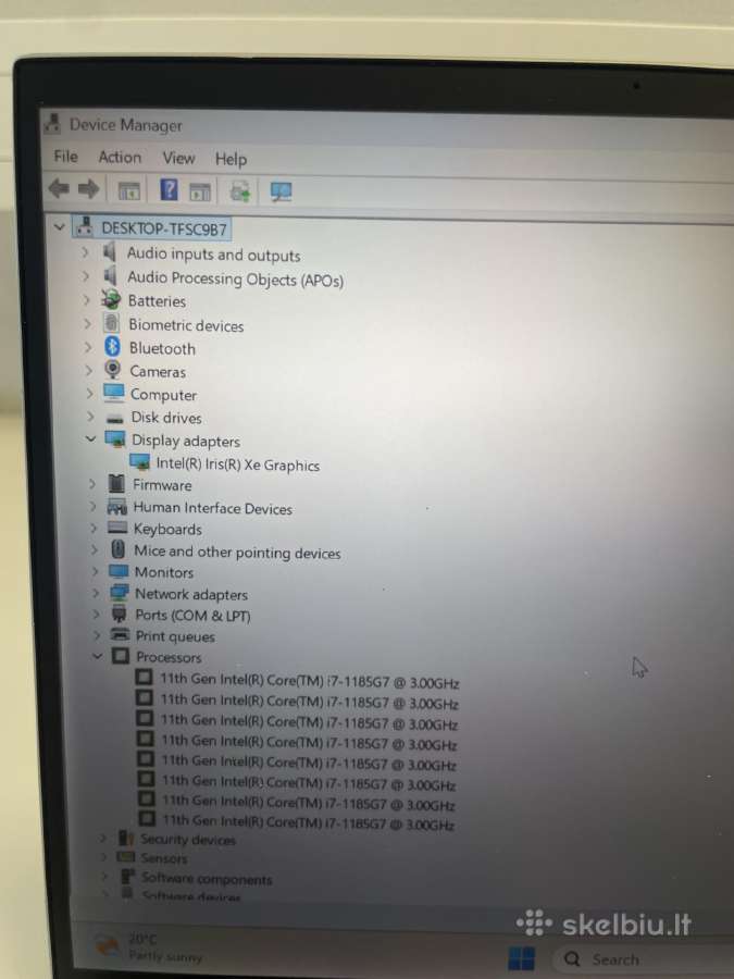 Hp Elitebook x360 1030 G8 i5-1135g7 16gb 256gb SSD - nuotraukos Nr. 10