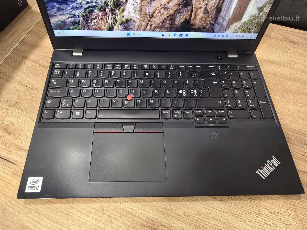 Lenovo Thinkpad L15 15.6"i7-10510u/32gb/256ssd/win - nuotraukos Nr. 2