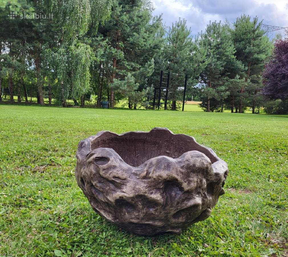 Lauko gėlių vazonai iš betono - nuotraukos Nr. 2