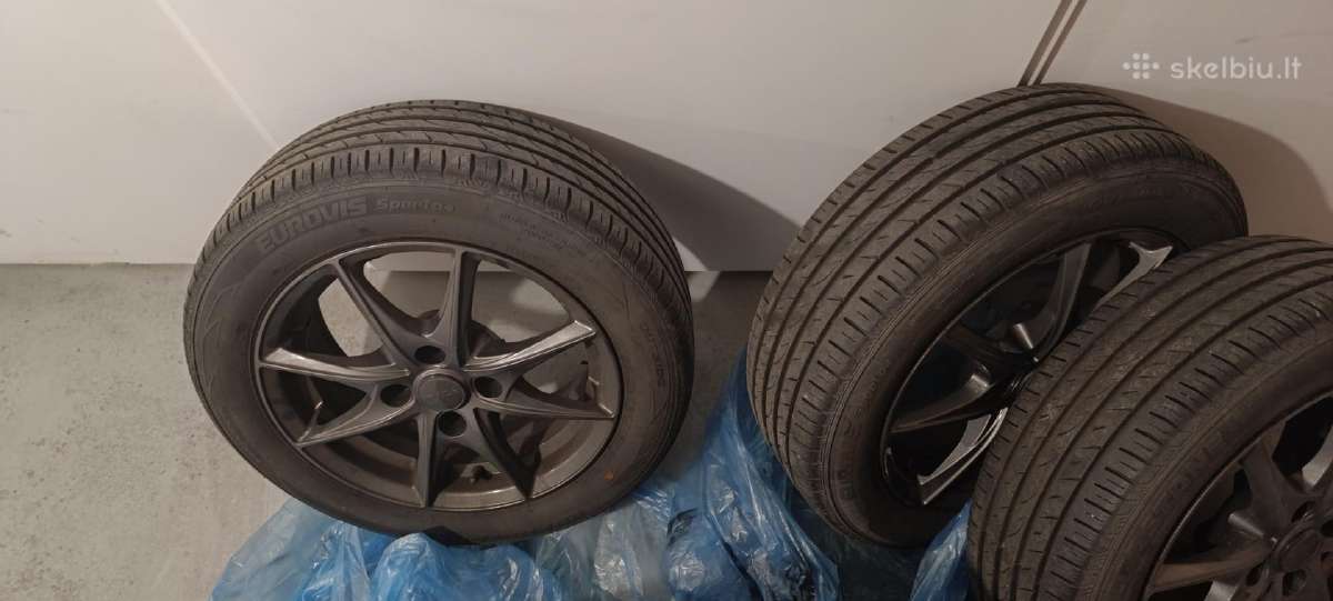 Lieti ratlankiai R15 4x108 su padangais - nuotraukos Nr. 3