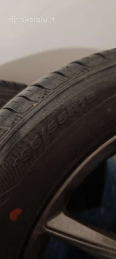 Lieti ratlankiai R15 4x108 su padangais - nuotraukos Nr. 6