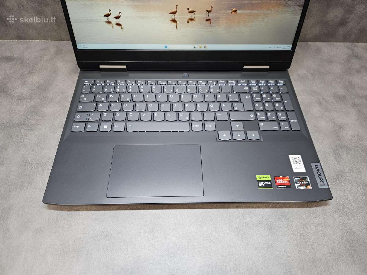 Lenovo Gaming/15.6"/ryzen5 7/16r/512ssd/rtx2050 - nuotraukos Nr. 3