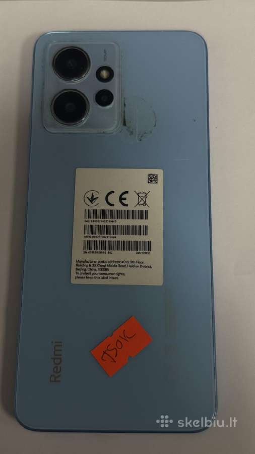 Xiaomi Redmi Note 12 4G 4gb/128gb - nuotraukos Nr. 2