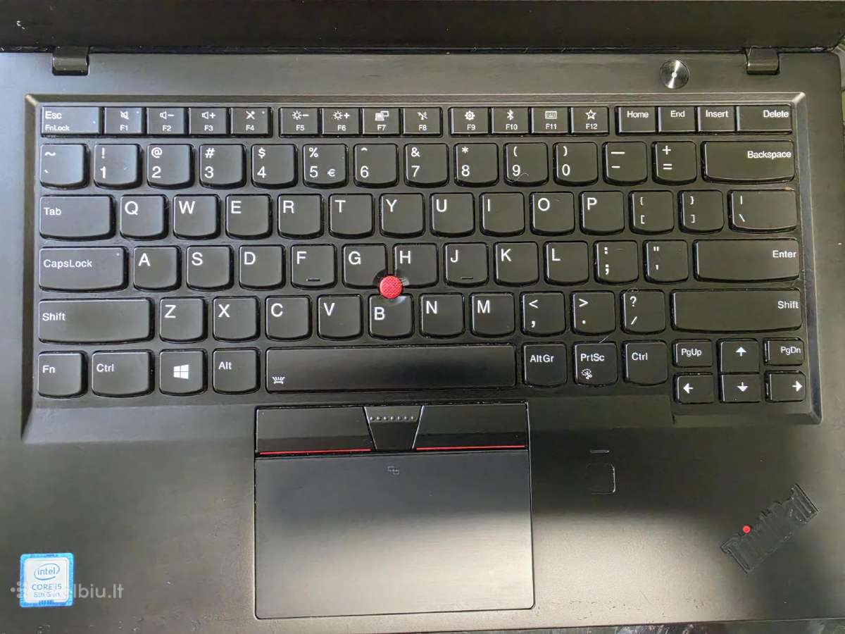 Lenovo X1 Carbon i5- 8250u. - nuotraukos Nr. 2