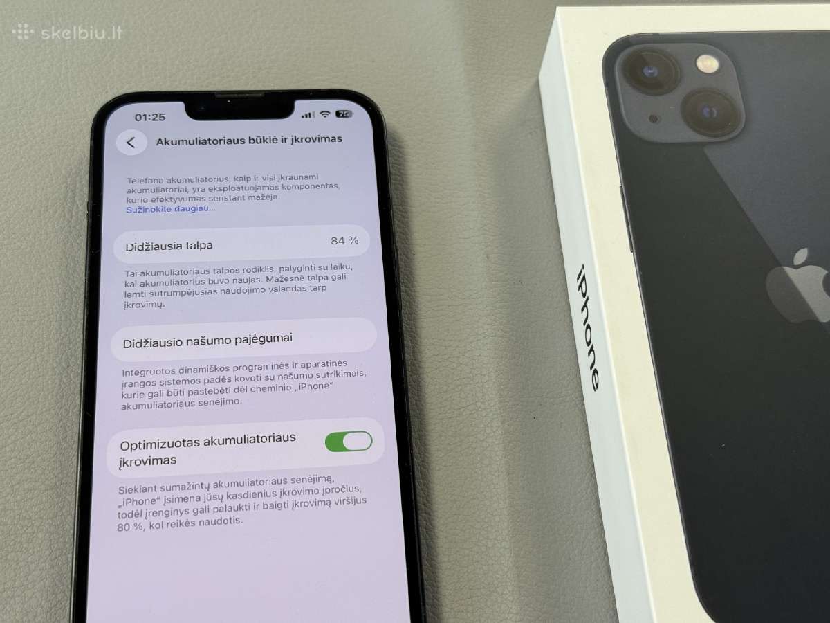 iPhone 13 su 128gb ir su 256gb be subraižymų - nuotraukos Nr. 29