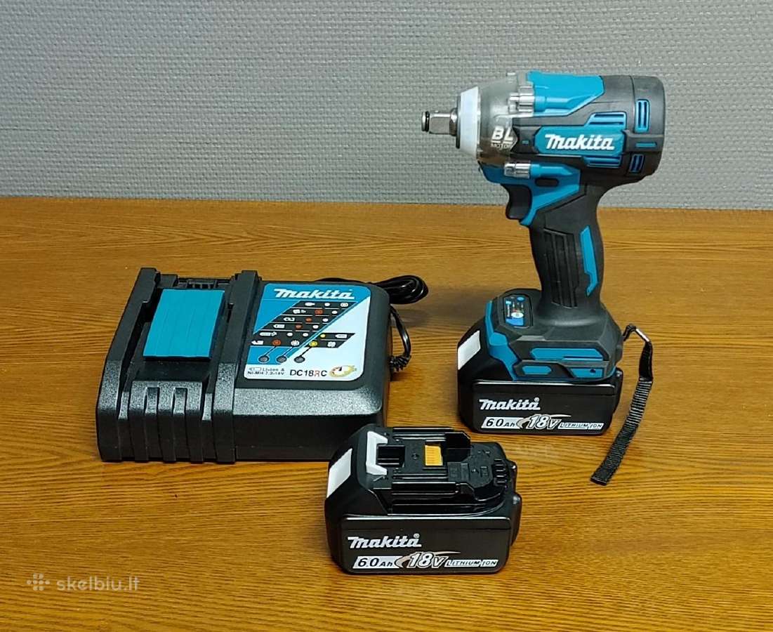 Makita Tw004gz Lxt 18v, 350 Nm, 1/2" - nuotraukos Nr. 13