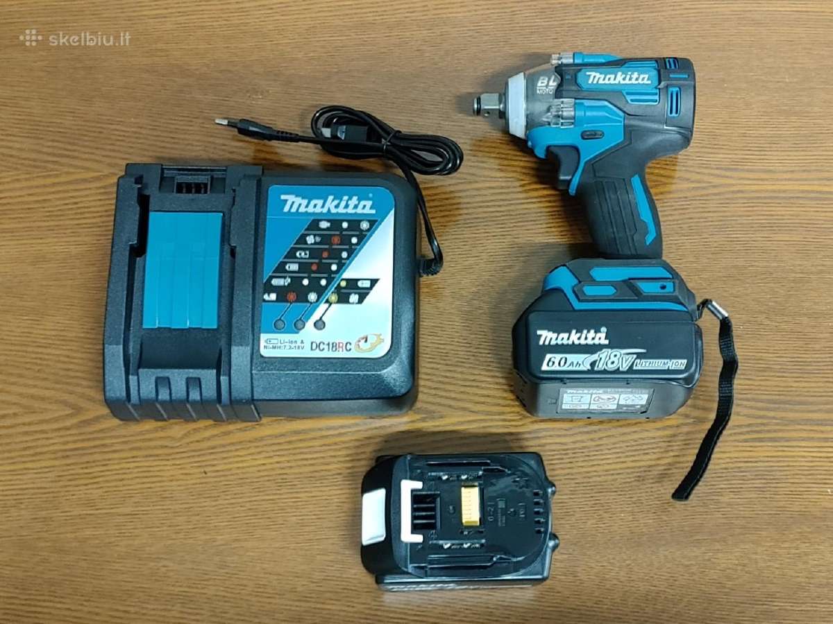 Makita Tw004gz Lxt 18v, 350 Nm, 1/2" - nuotraukos Nr. 14
