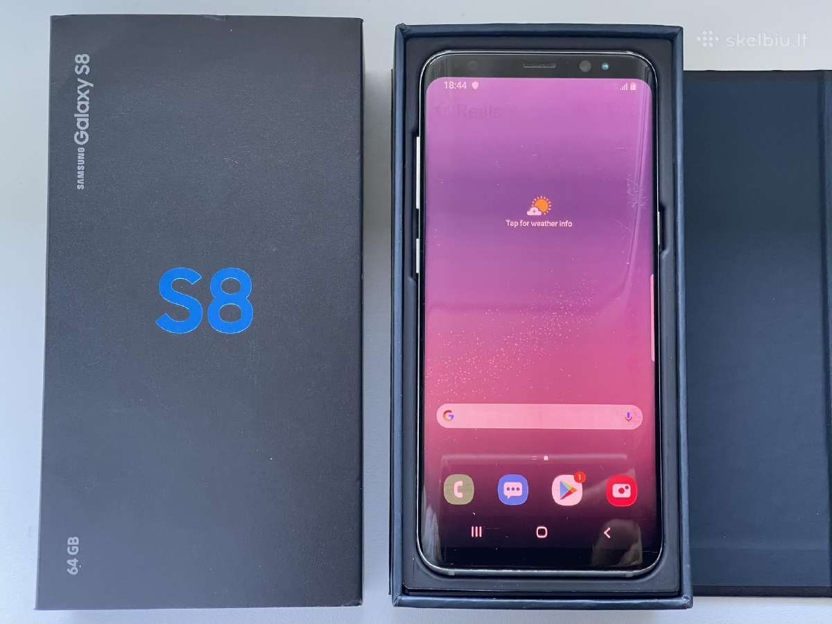 Telefonas Samsung Galaxy S8 - nuotraukos Nr. 3