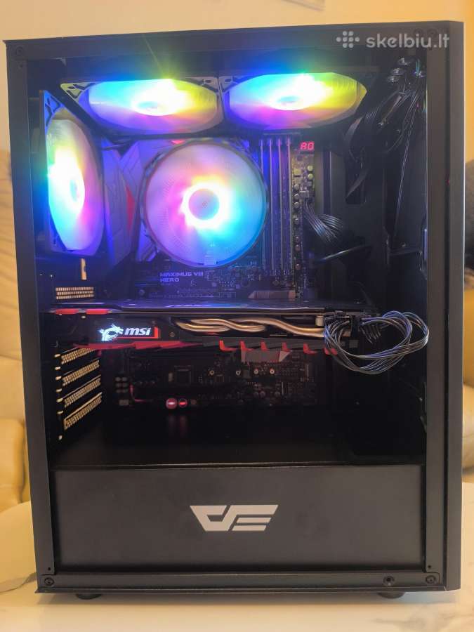 Pc žaidimams Intel I7-6700k/gtx1070, 500 SSD, 16gb - nuotraukos Nr. 3