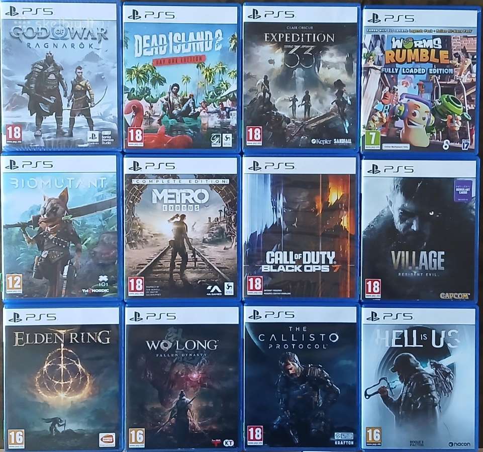 Ps5 žaidimai - nuotraukos Nr. 3