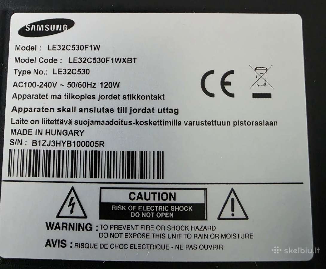 Samsung 32" Full HD televizorius - nuotraukos Nr. 2