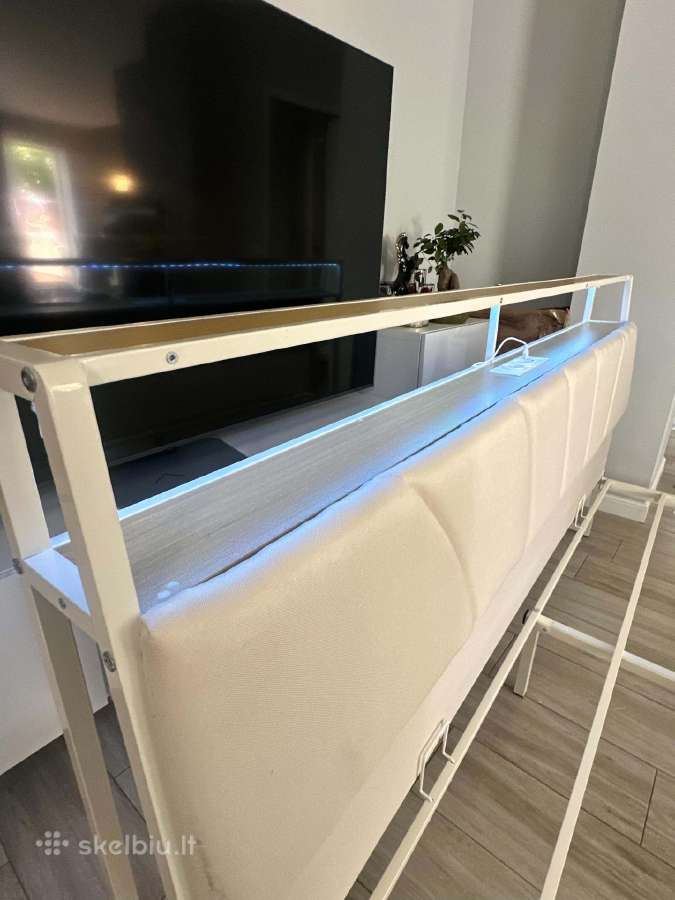 Nauja 180200 cm lova su LED, rozetėmis ir Usb - nuotraukos Nr. 2