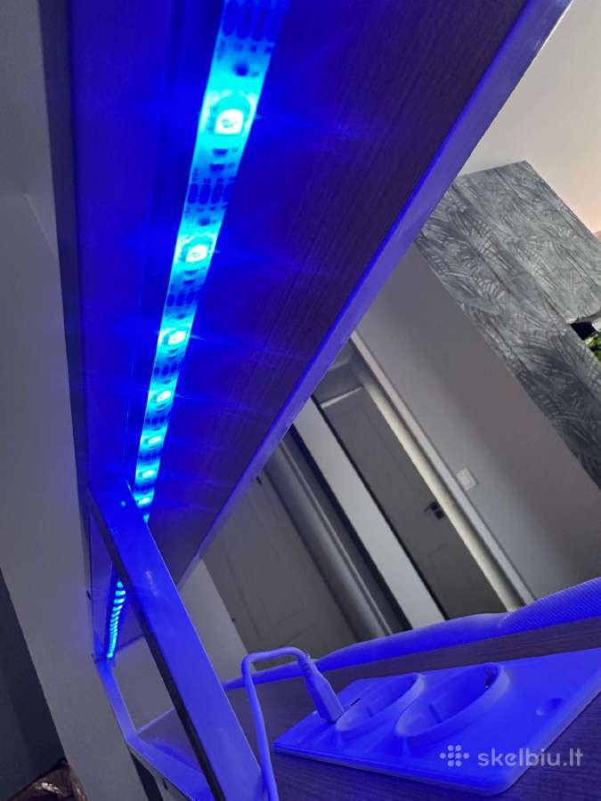 Nauja 180200 cm lova su LED, rozetėmis ir Usb - nuotraukos Nr. 4