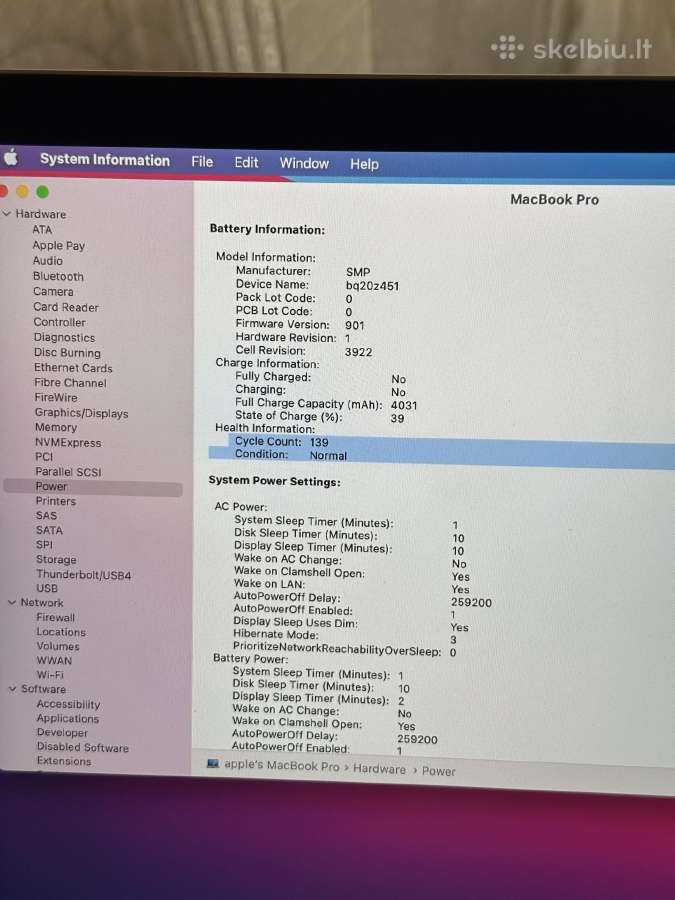 MacBook Pro 13 i7 / 16gb / 512gb - nuotraukos Nr. 8