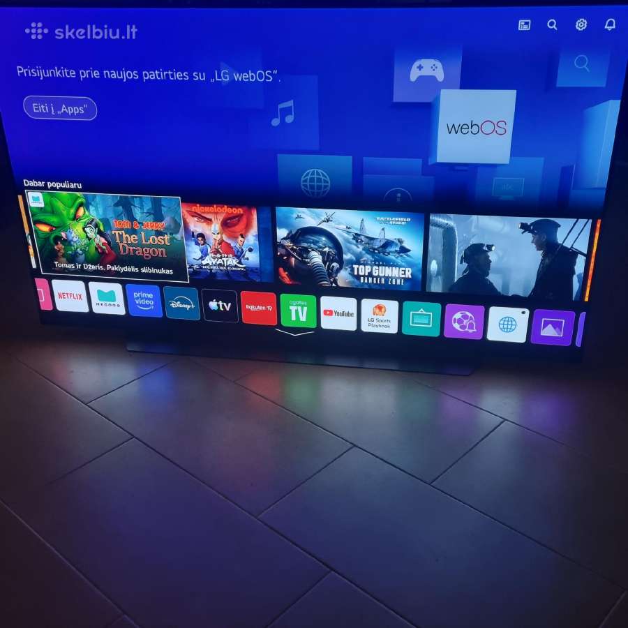 LG Oled 65cx - nuotraukos Nr. 2