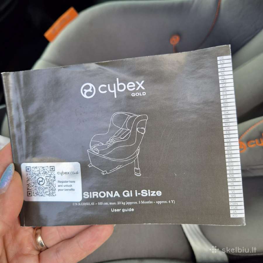 Cybex Sirona Gi - isize - nuotraukos Nr. 8