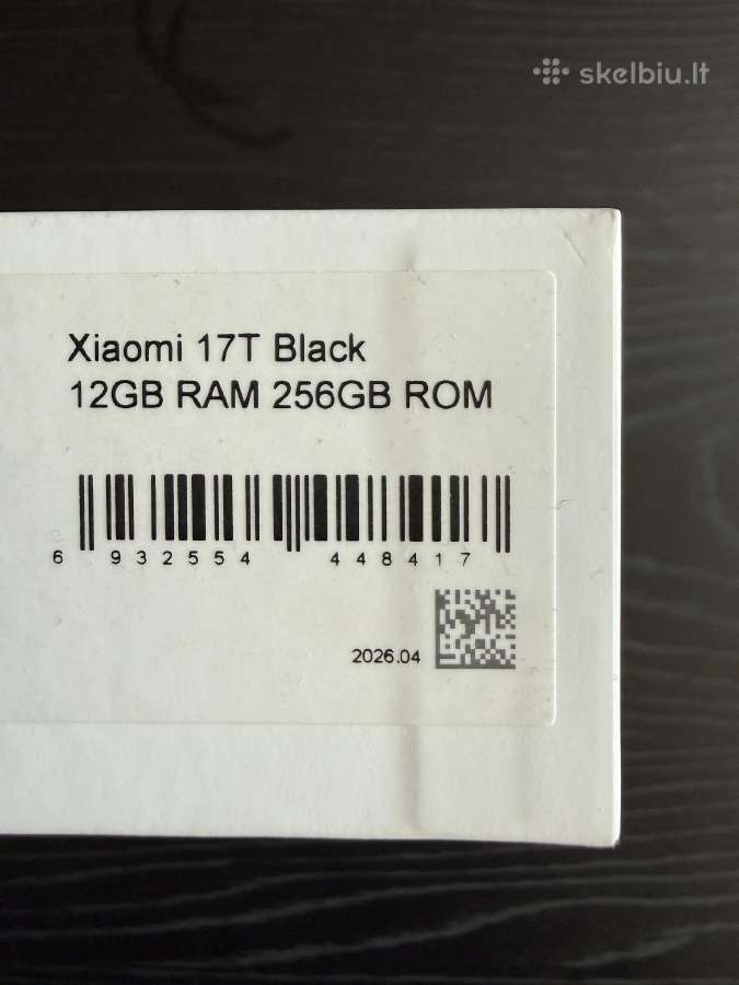 Xiaomi 17t Black 12gb RAM 256gb Rom - nuotraukos Nr. 2