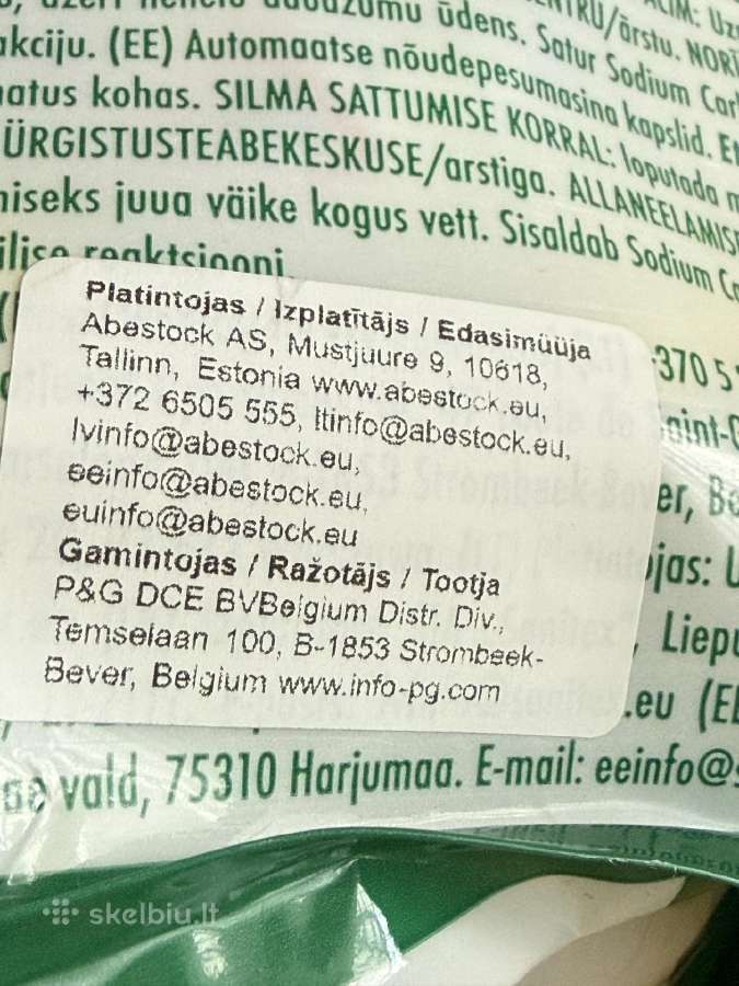 Dvi didelės pakuotės indaplovių tablečių. - nuotraukos Nr. 3