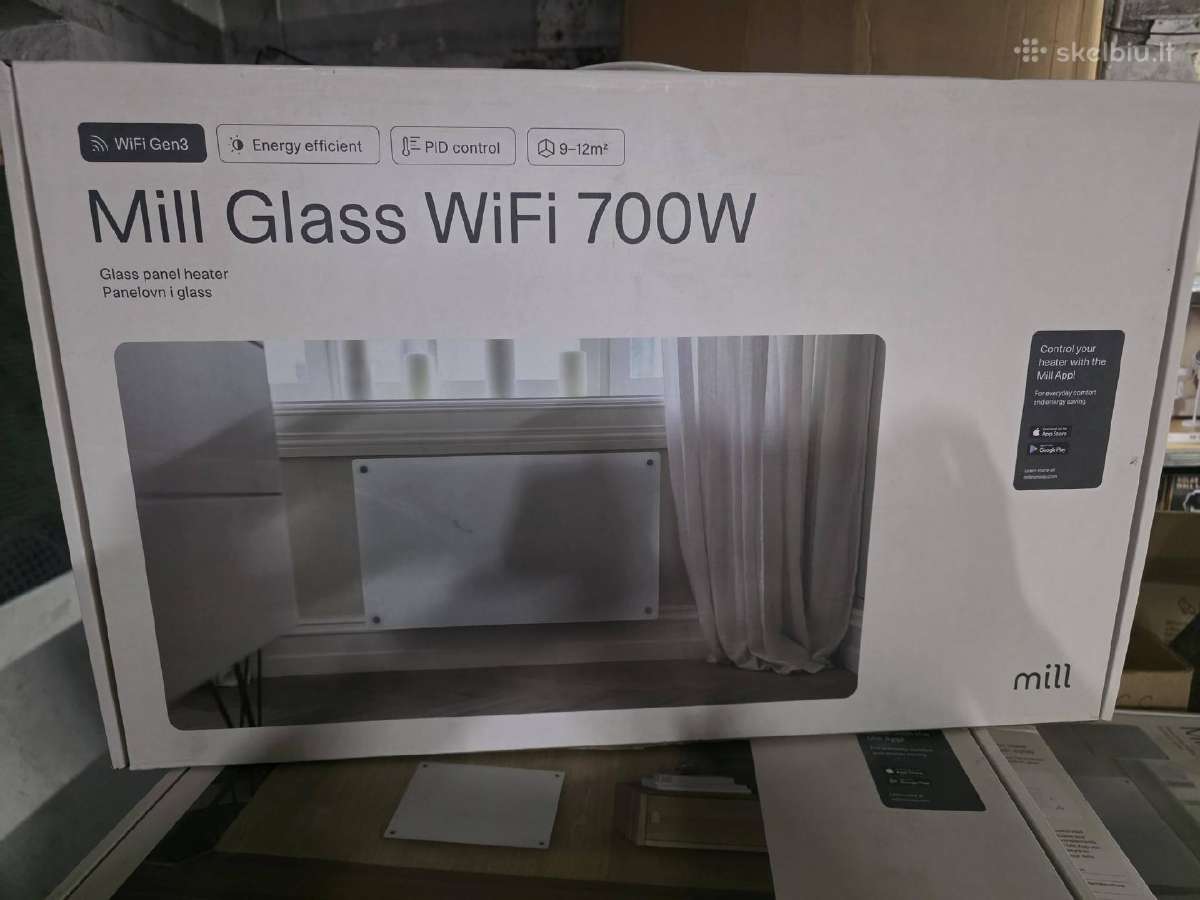 Mill Glass Šildytuvai Su WiFi - nuotraukos Nr. 7