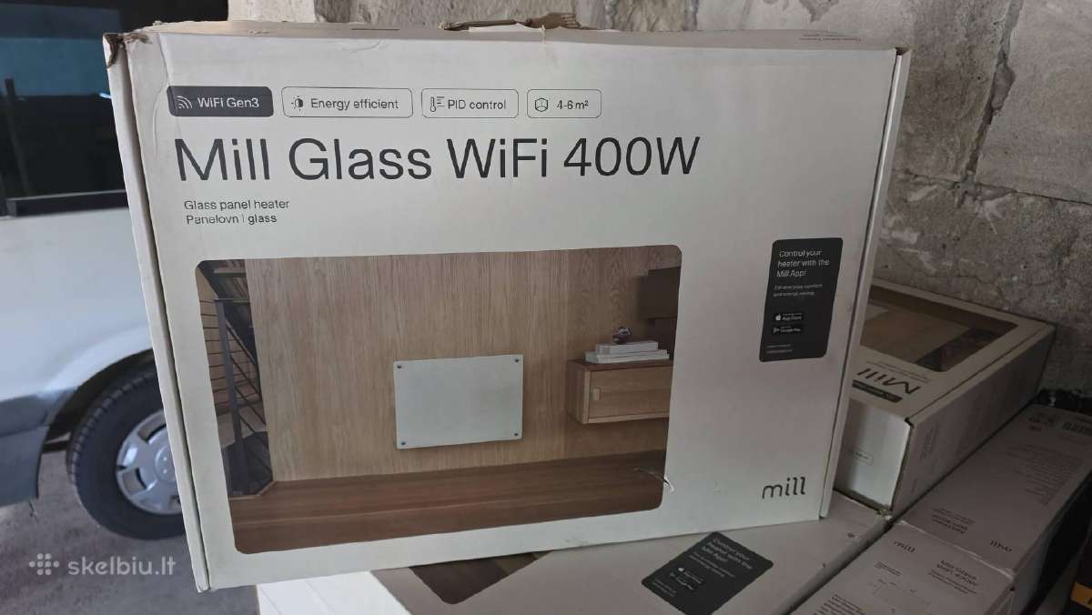 Mill Glass Šildytuvai Su WiFi - nuotraukos Nr. 13