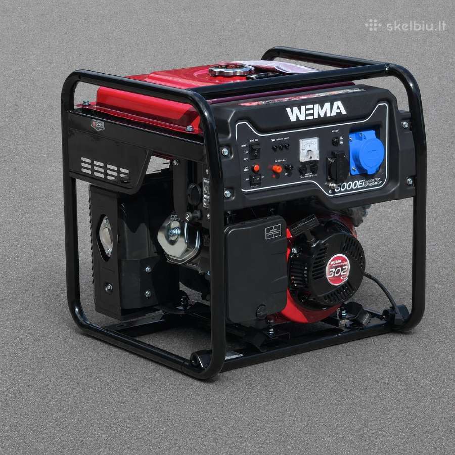 Inverterinis generatorius Weima Wm6000ei 800eur - nuotraukos Nr. 2