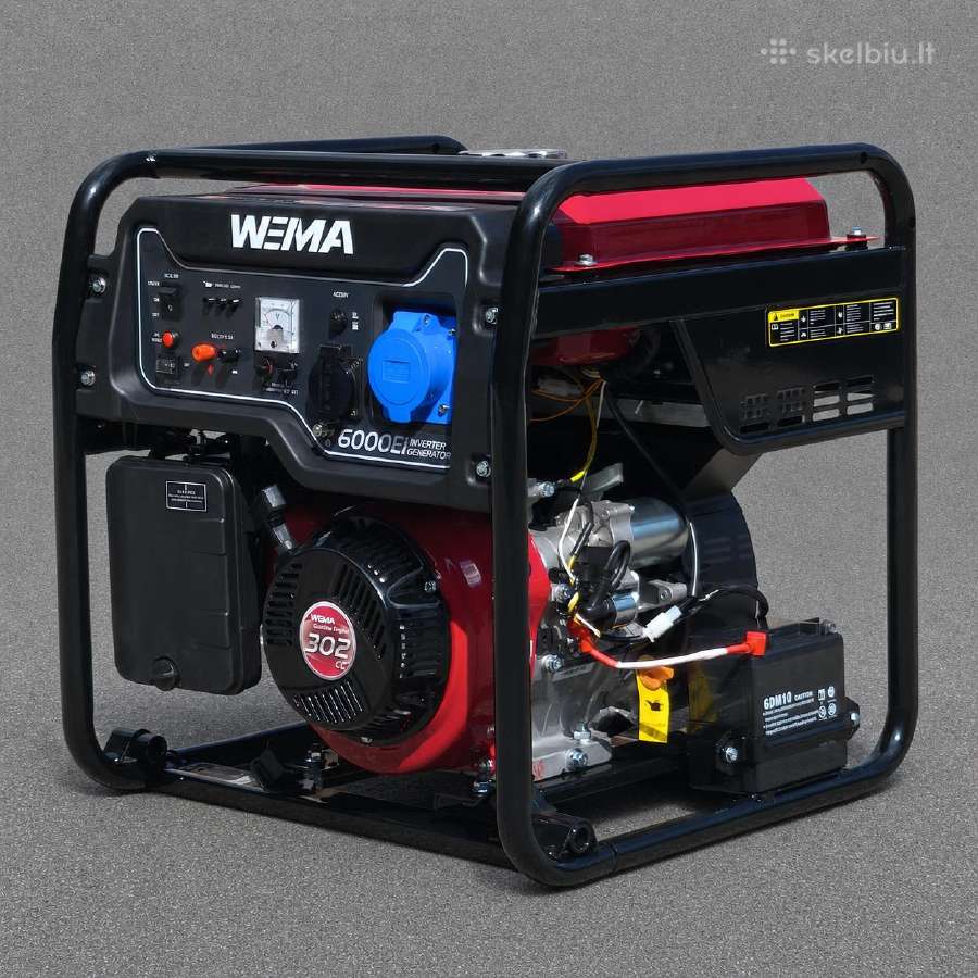 Inverterinis generatorius Weima Wm6000ei 800eur - nuotraukos Nr. 3