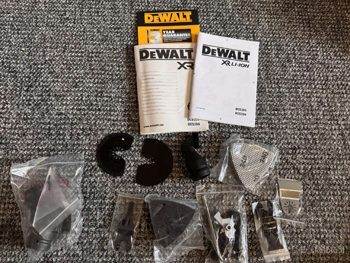 Dewalt multifunkcinis įrankis Dcs355 / Dcs356 - nuotraukos Nr. 3